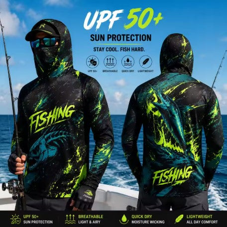 Salty3™ SunShield Fishing Hoodie